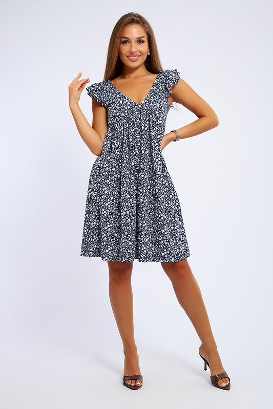 Натали Сарафан 578568 83810 синий