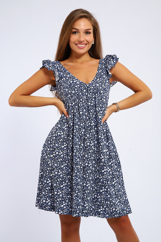 Натали Сарафан 578568 83810 синий