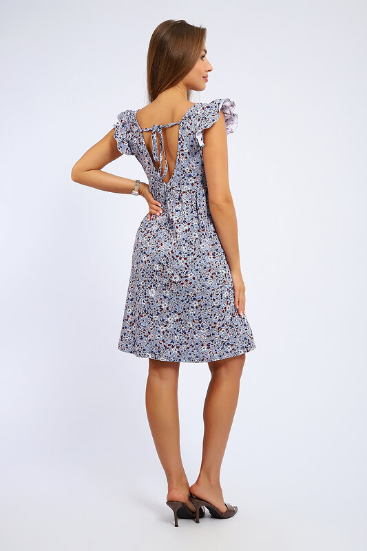 Натали Сарафан 578569 83810 серо-голубой