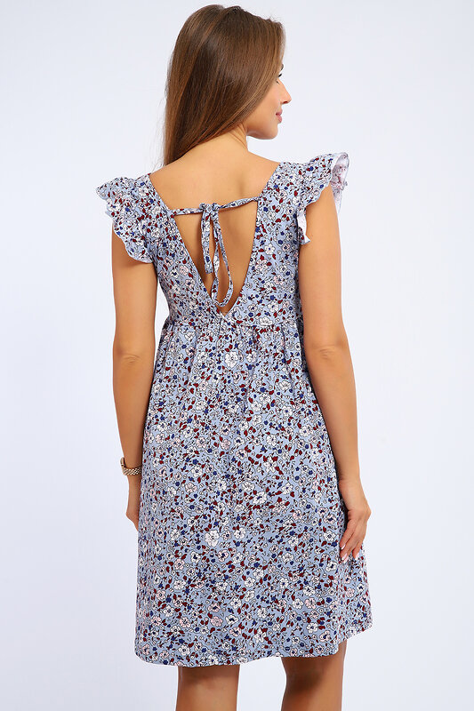 Натали Сарафан 578569 83810 серо-голубой