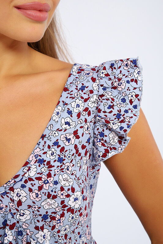 Натали Сарафан 578569 83810 серо-голубой