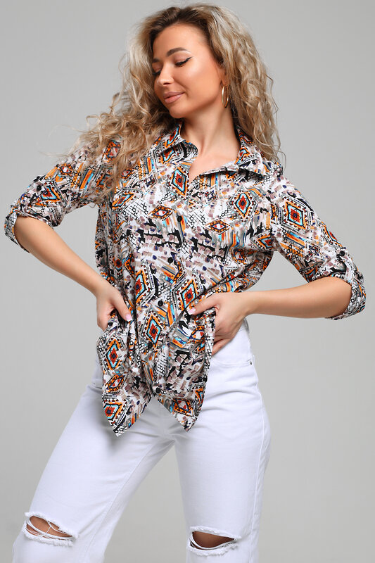 Натали Рубашка 578572 36955 бежевый