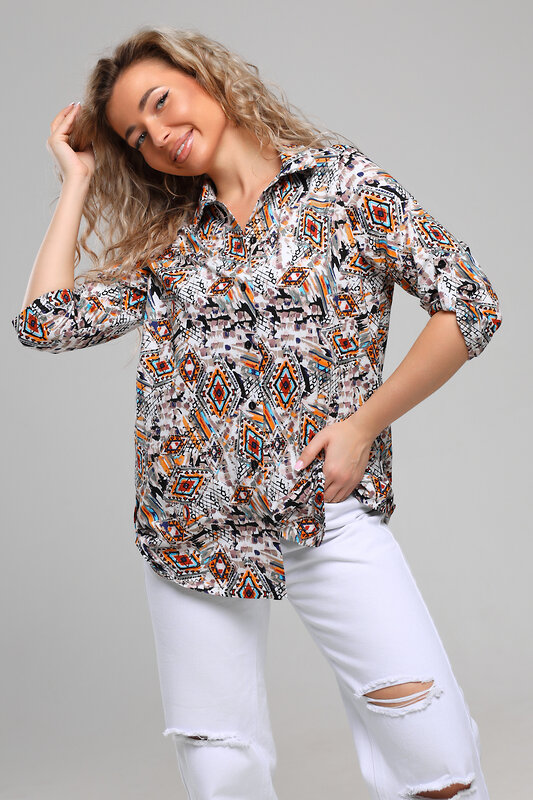 Натали Рубашка 578572 36955 бежевый