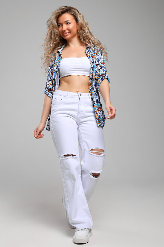 Натали Рубашка 578573 36955 бирюза