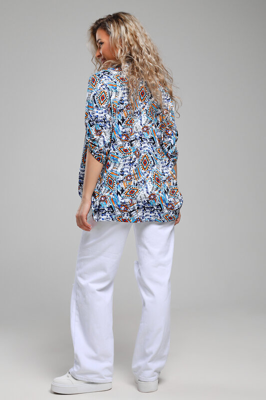 Натали Рубашка 578573 36955 бирюза