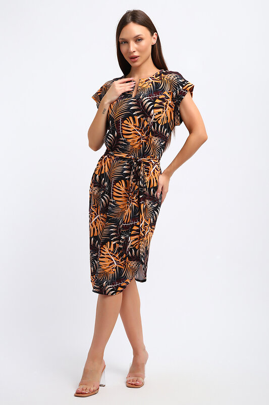 Натали Платье 578577 83804 коричневый