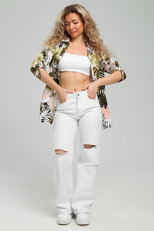 Натали Рубашка 578579 36952 хаки