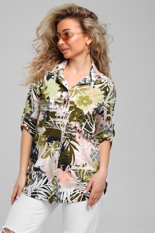 Натали Рубашка 578579 36952 хаки