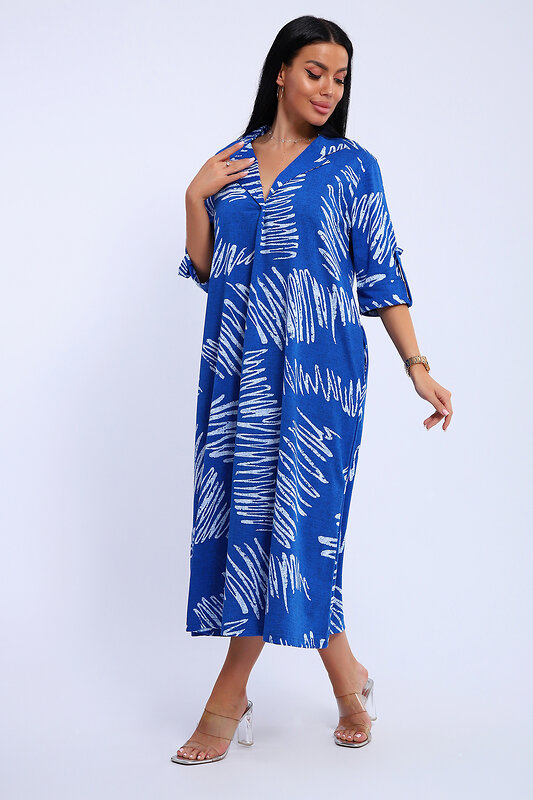 Натали Платье 578592 83801 васильковый