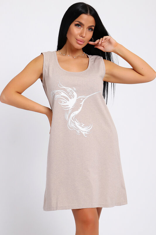 Натали Туника 578600 78590 бежевый