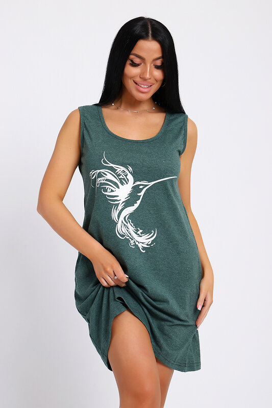 Натали Туника 578603 78590 темно-зеленый