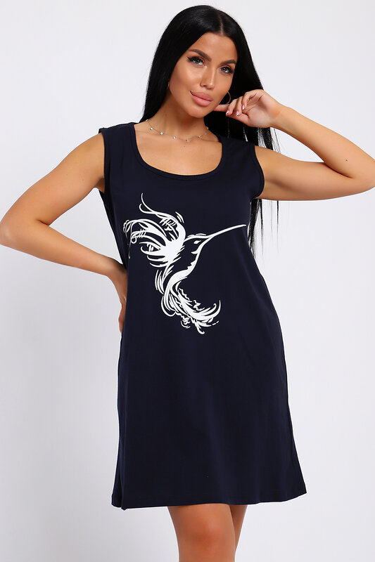 Натали Туника 578604 78590 темно-синий