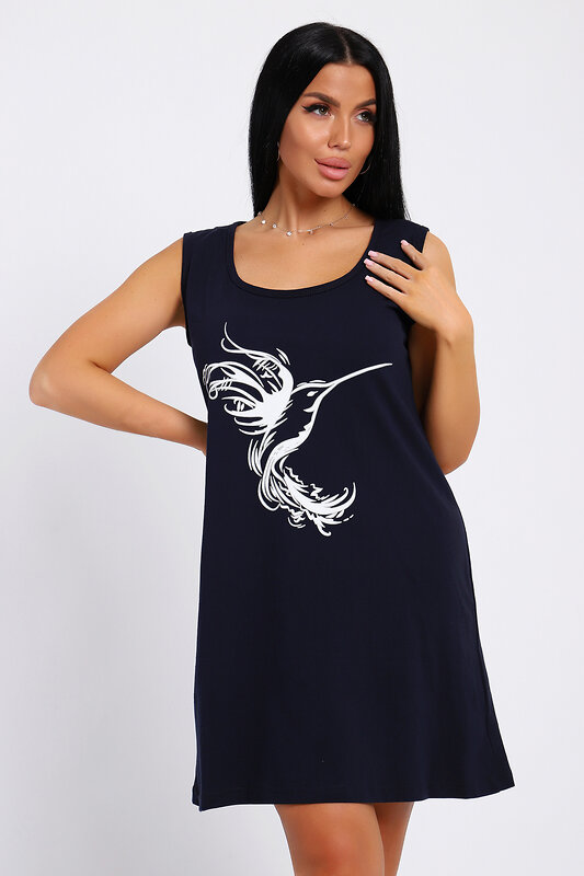 Натали Туника 578604 78590 темно-синий