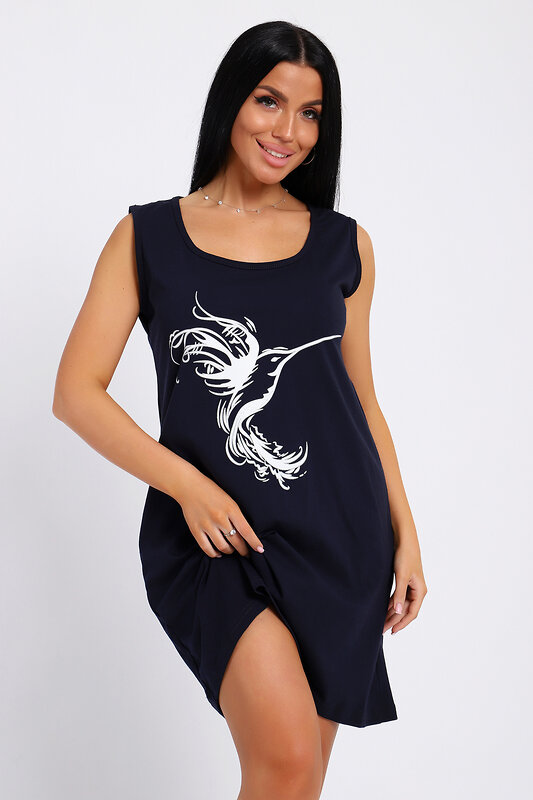 Натали Туника 578604 78590 темно-синий