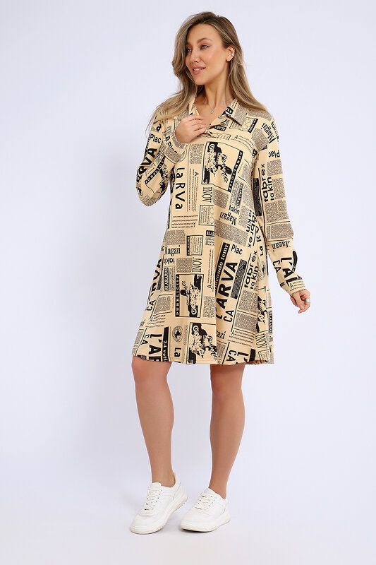 Натали Платье 578605 21112 бежевый