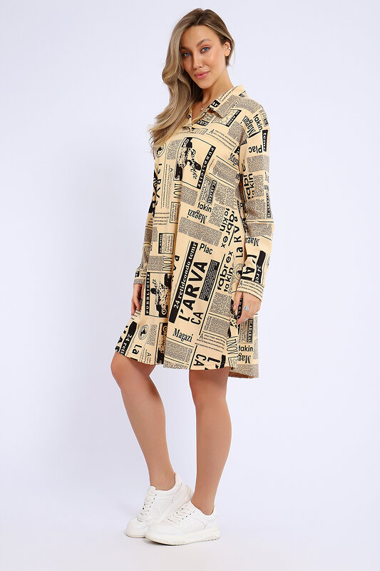 Натали Платье 578605 21112 бежевый