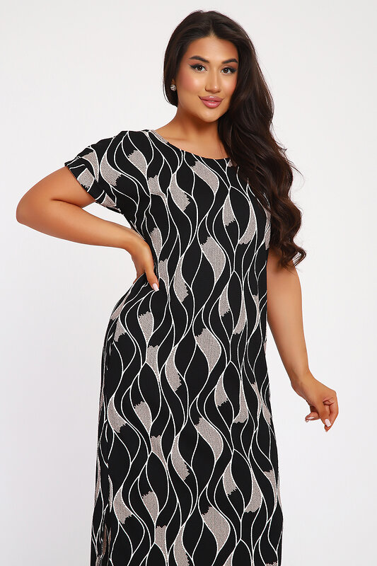 Натали Платье 578606 29014 черно-белый