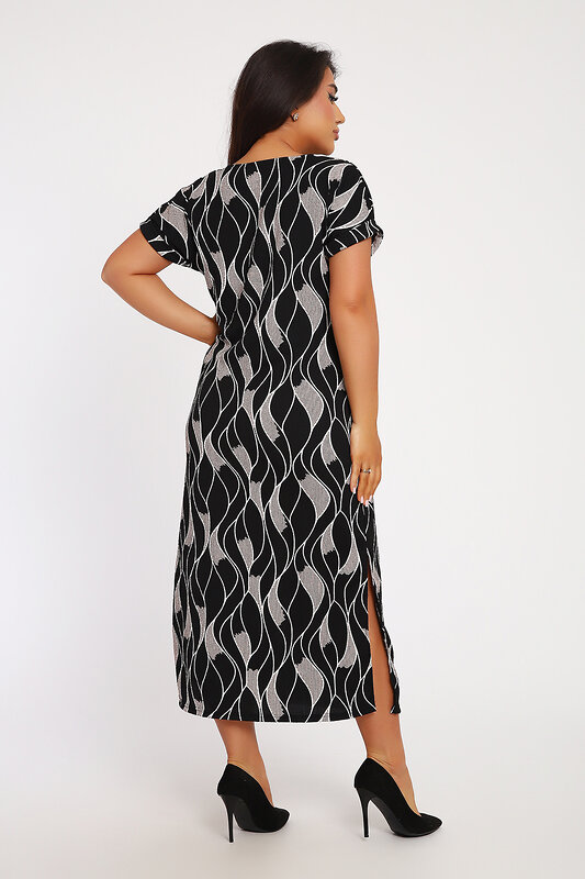 Натали Платье 578606 29014 черно-белый