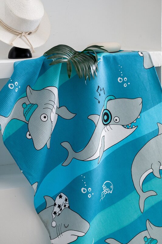 Натали Полотенце 578611 Полотенце пляжное Боцман голубой