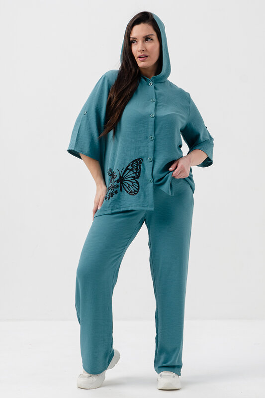 Натали Костюм 578614 52454 бирюзовый