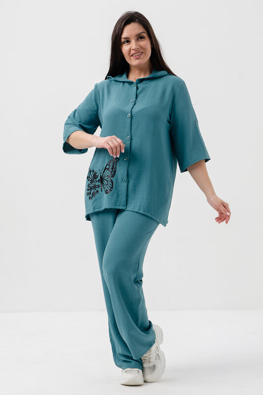 Натали Костюм 578614 52454 бирюзовый