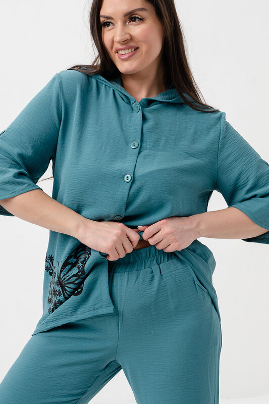 Натали Костюм 578614 52454 бирюзовый