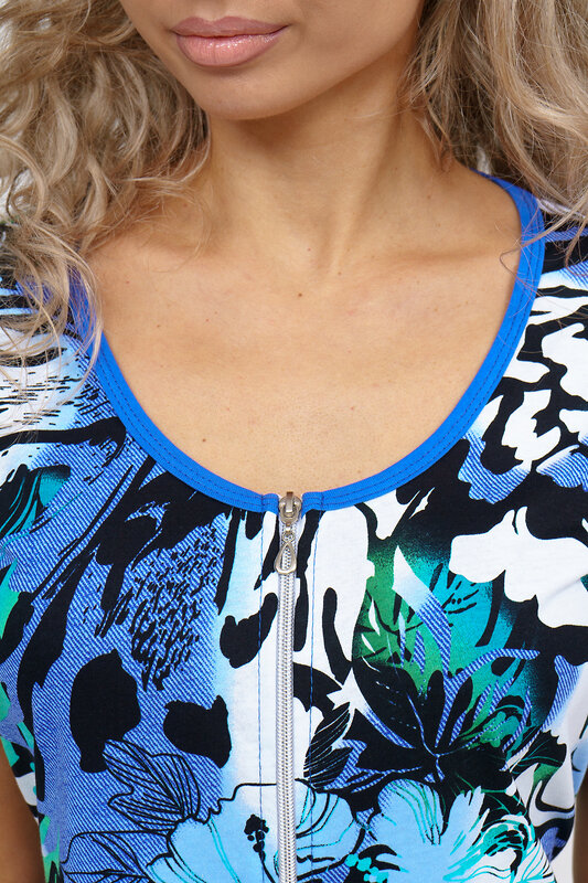 Натали Халат 578616 36947 сине-голубой