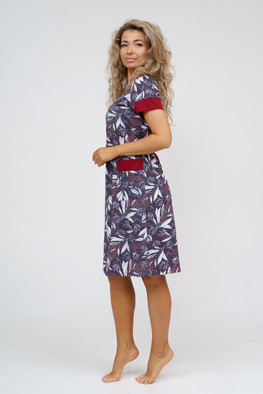 Натали Халат 578619 36945 серый