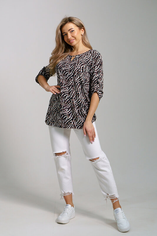 Натали Туника 578627 36942 коричневый