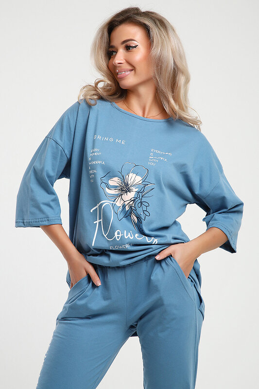 Натали Костюм 578631 51180 джинс светлый