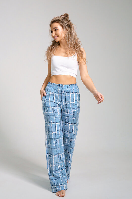 Натали Брюки 578633 36940 голубой