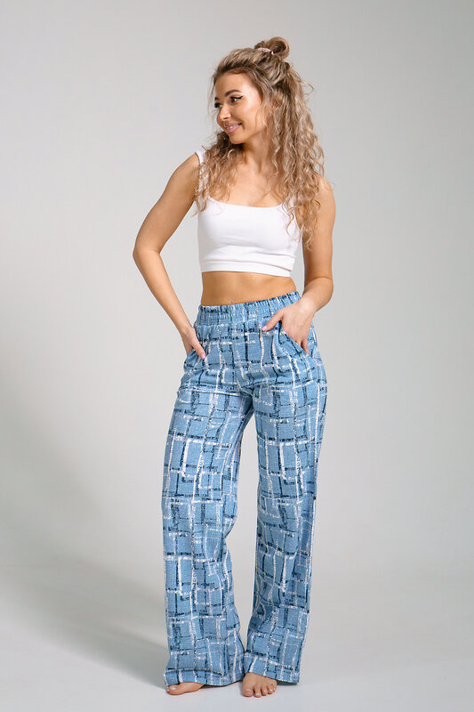 Натали Брюки 578633 36940 голубой