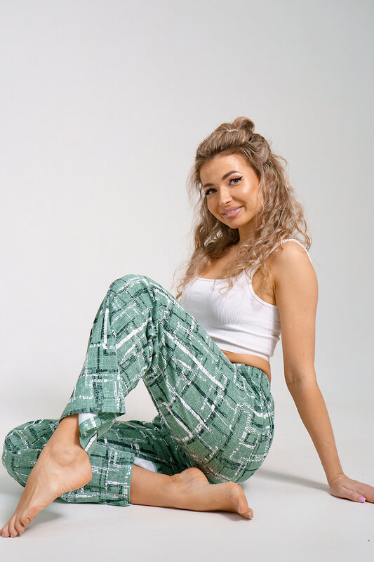 Натали Брюки 578634 36940 зеленый