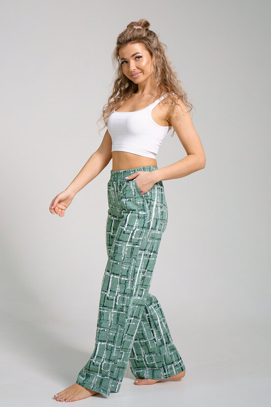 Натали Брюки 578634 36940 зеленый