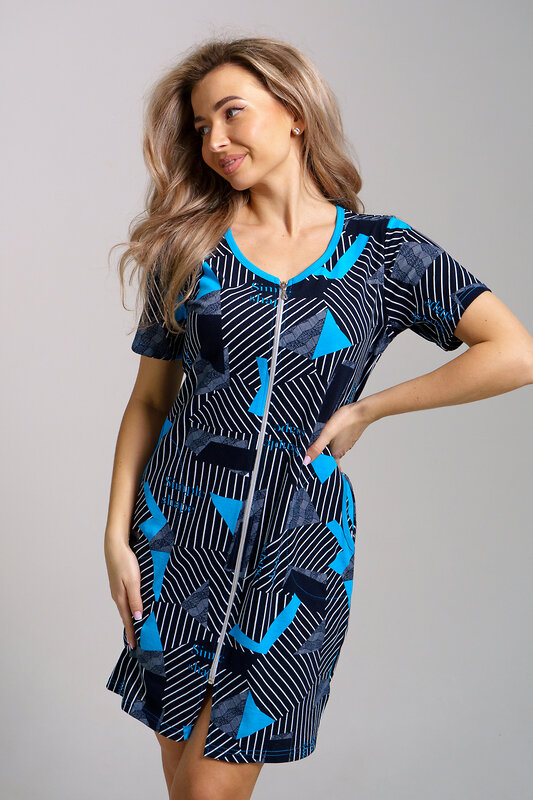 Натали Халат 578641 36937 синий