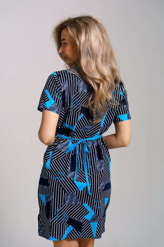 Натали Халат 578641 36937 синий