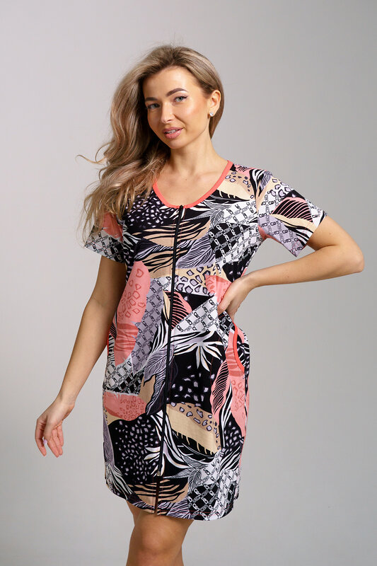 Натали Халат 578646 36933 коралл