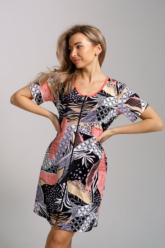 Натали Халат 578646 36933 коралл