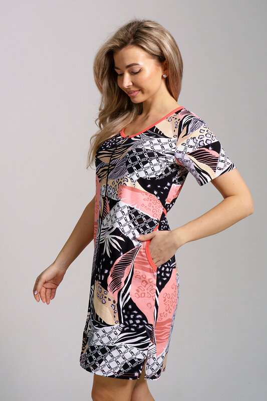 Натали Халат 578646 36933 коралл