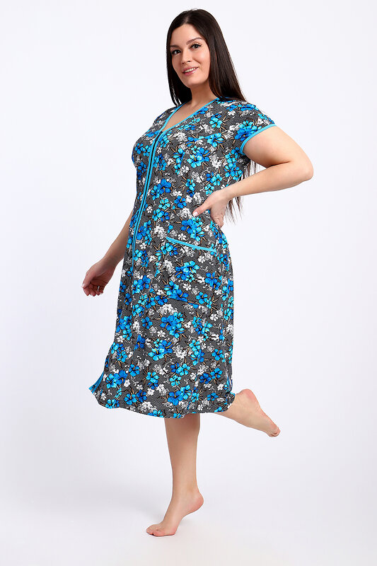 Натали Халат 578647 29013 синий