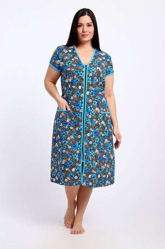 Натали Халат 578647 29013 синий