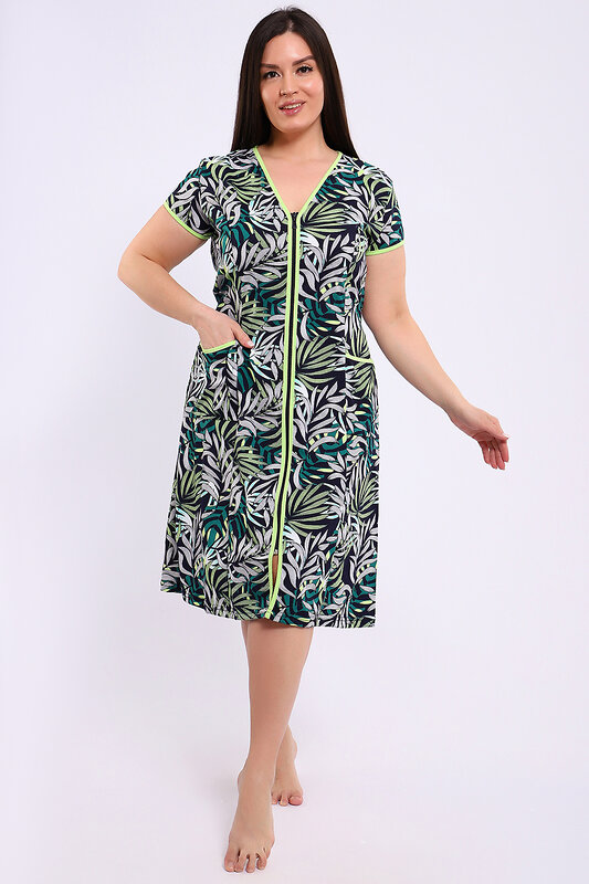 Натали Халат 578648 29013 зеленый