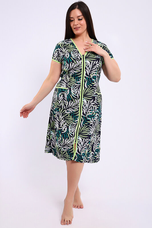 Натали Халат 578648 29013 зеленый