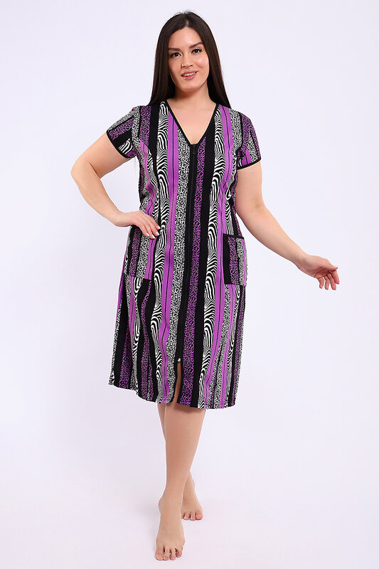 Натали Халат 578649 29013 сиреневый