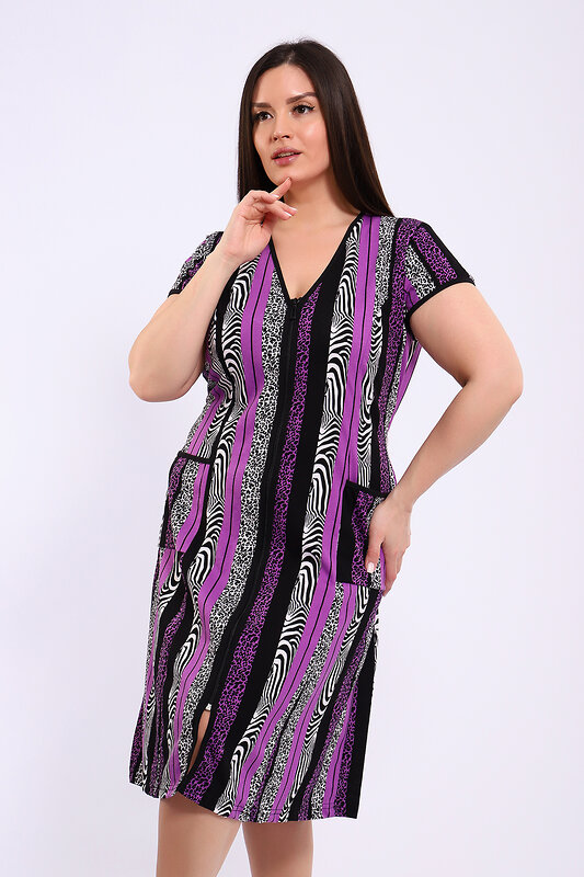 Натали Халат 578649 29013 сиреневый