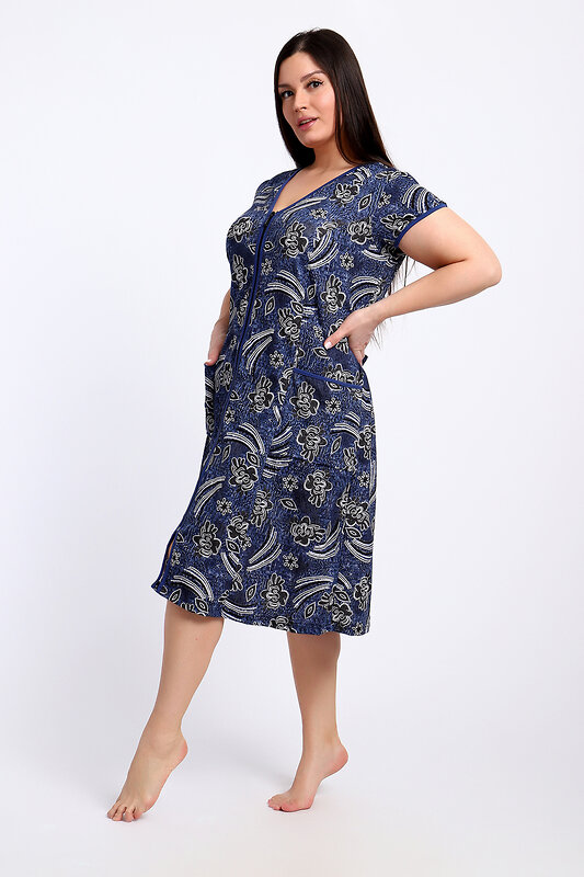 Натали Халат 578650 29013 темно-синий