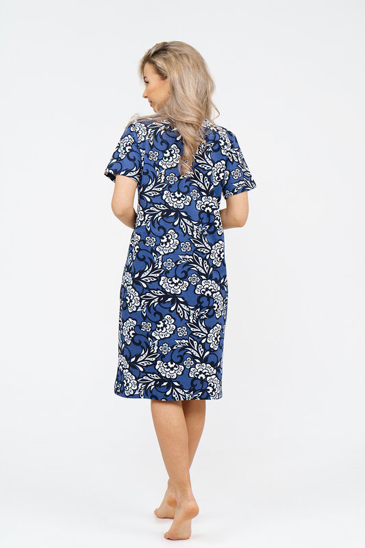 Натали Халат 578654 36929 синий