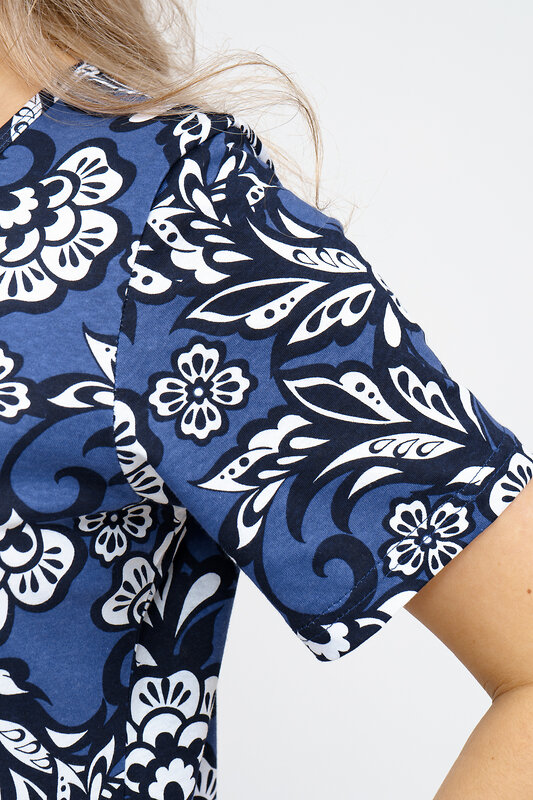 Натали Халат 578654 36929 синий