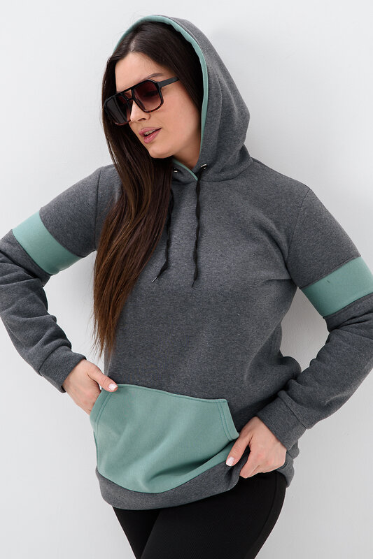 Натали Толстовка 578657 52450 серый