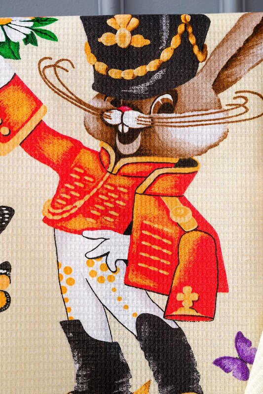 Натали Полотенце 578658 Винтажные открытки набор полотенец бежевый